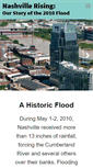 Mobile Screenshot of flood.nashvillepubliclibrary.org